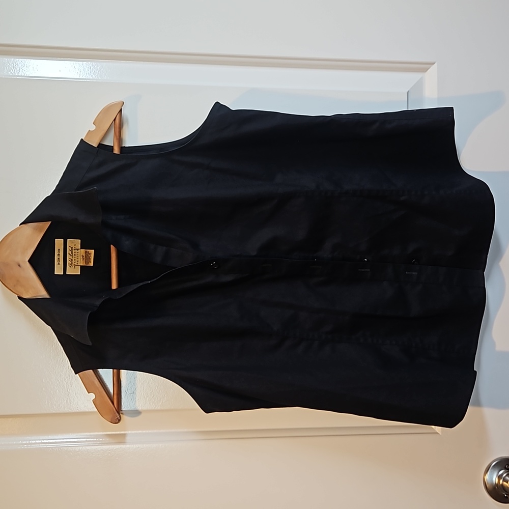 Black button up